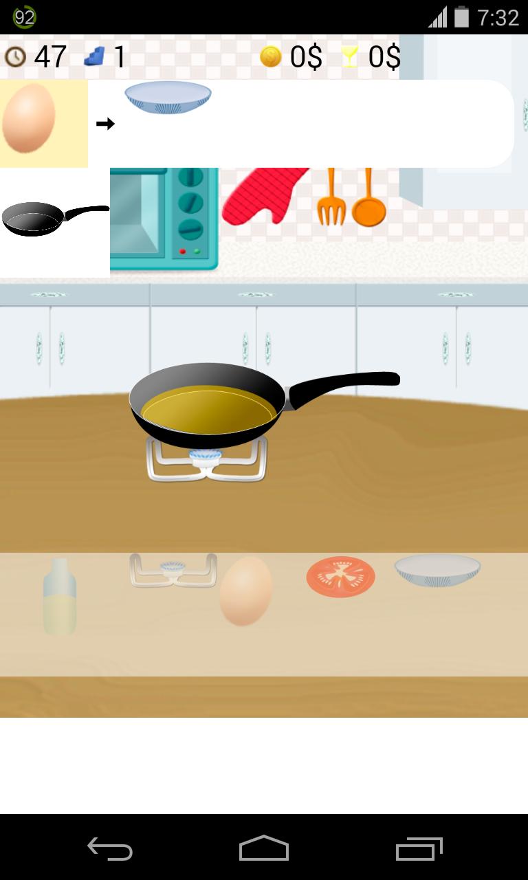kitchen cooking and baking game