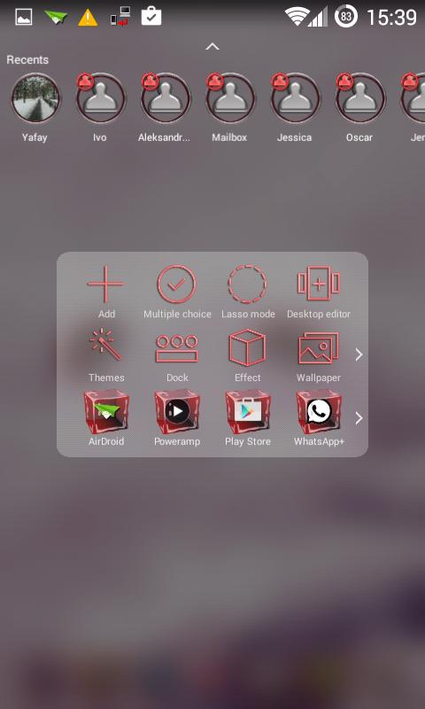 TSF Shell Theme Ice Cube Red