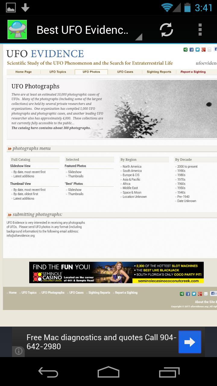 UFO Sightings and News