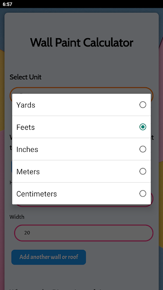 Wall Paint Calculator