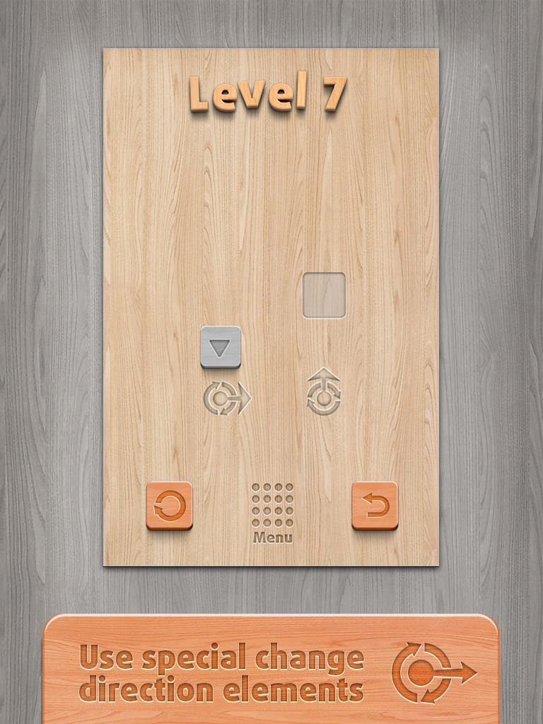 Push the wooden squares