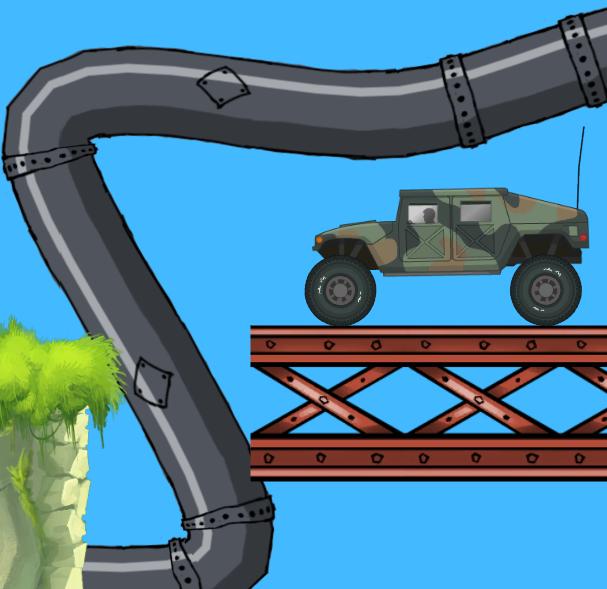 Car Jump Hill Platform