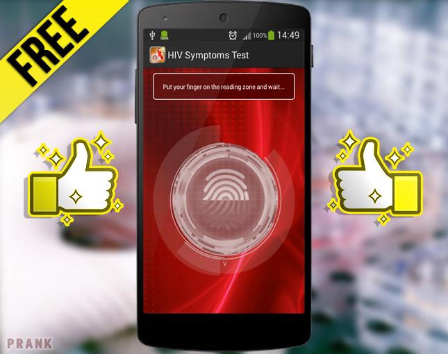Finger HIV Symptoms Test Prank