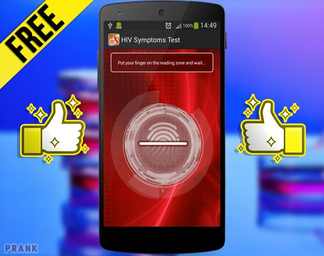 Finger HIV Symptoms Test Prank