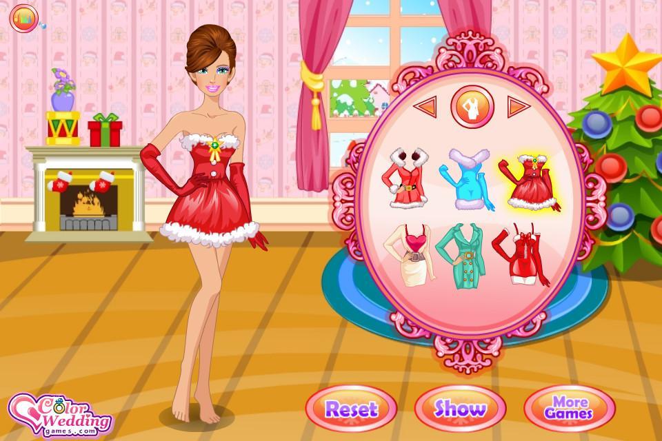 Santa Girl Christmas Night