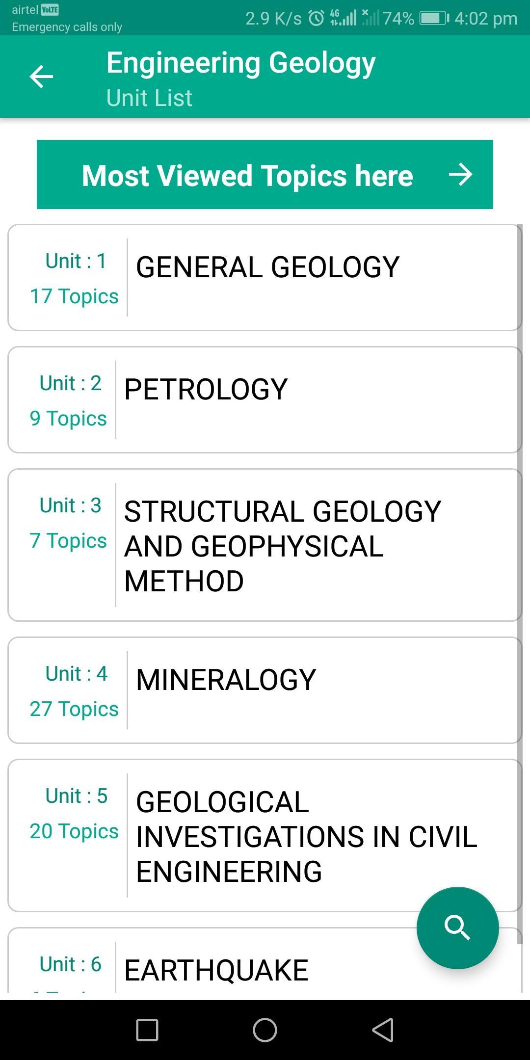 Engineering Geology