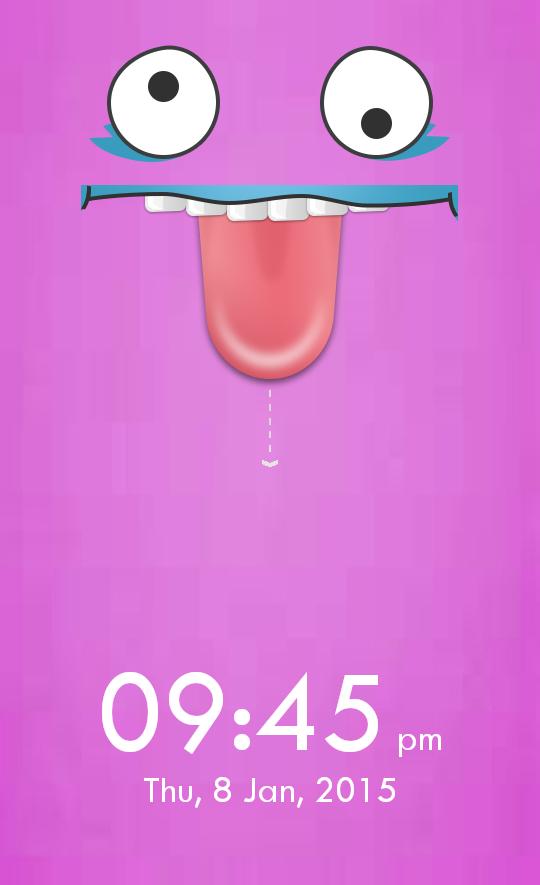 Funny Face Lock Screen