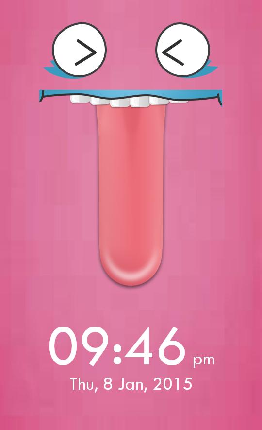 Funny Face Lock Screen