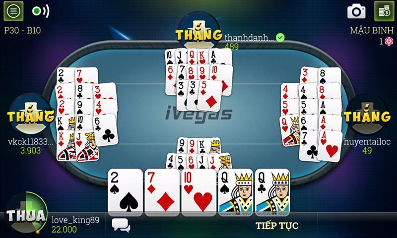 iVegas - Danh bai tien len