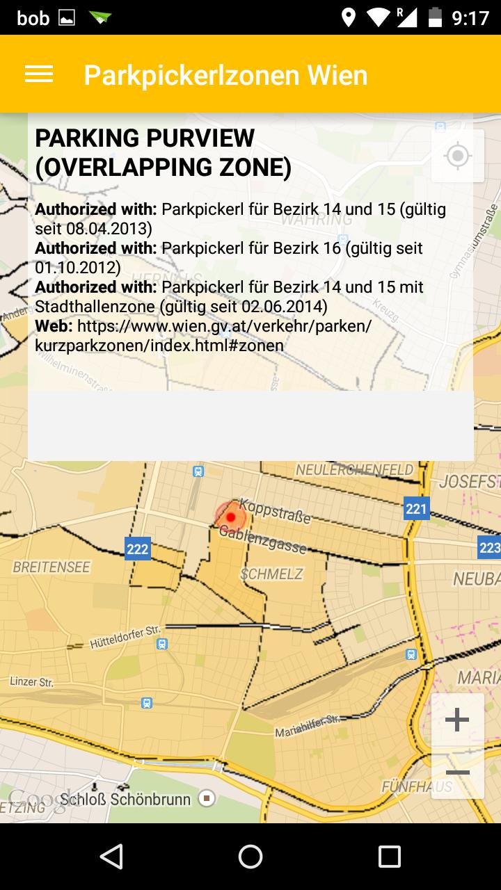 Parkpickerlzonen Wien