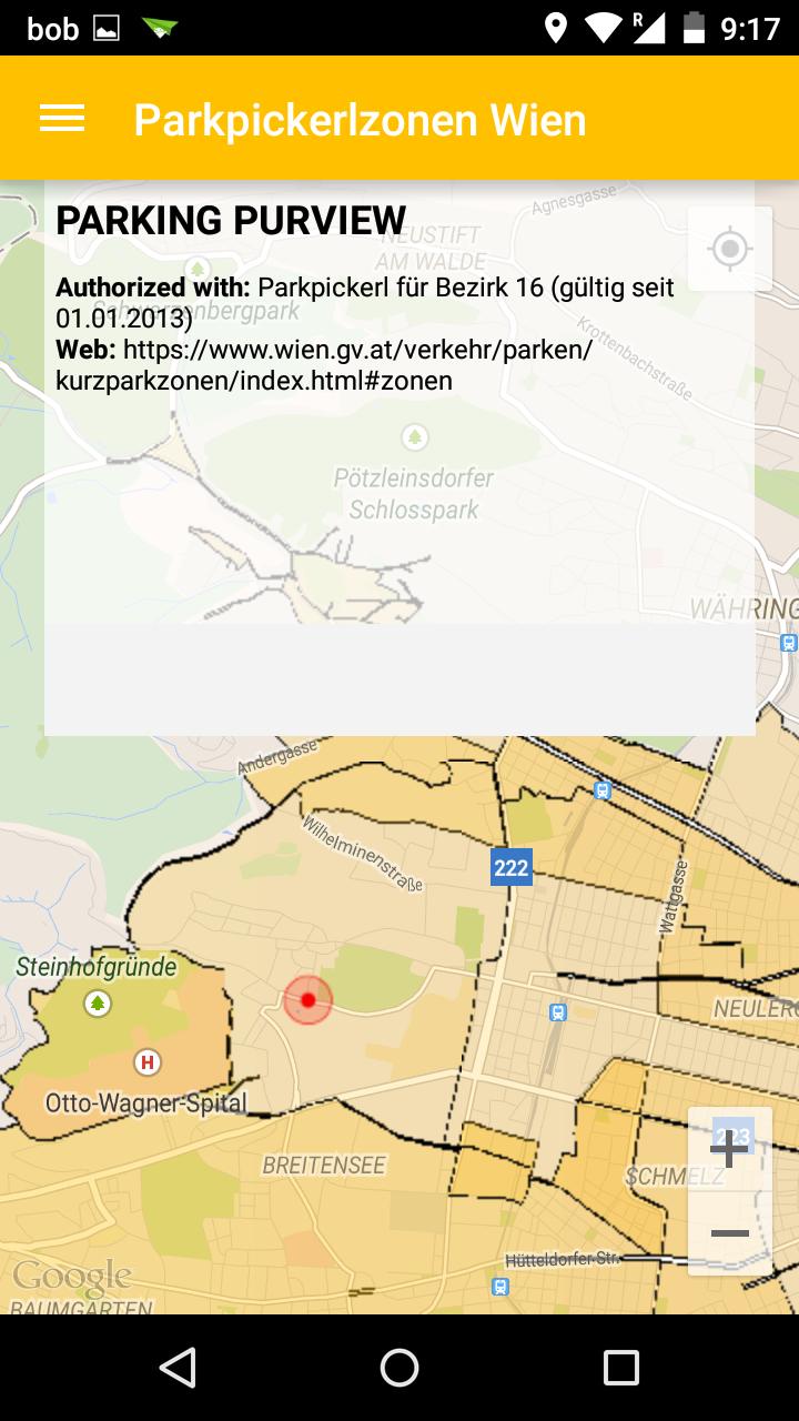 Parkpickerlzonen Wien