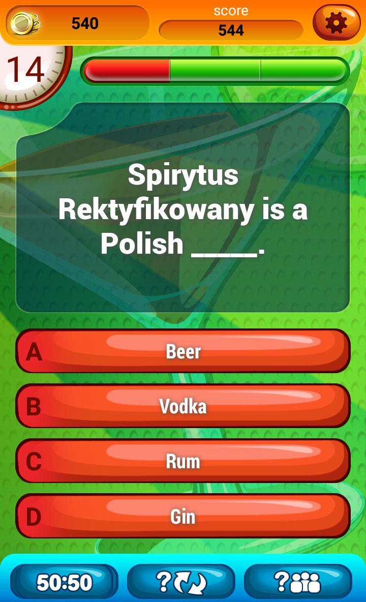 Drinks & Cocktails Trivia Quiz