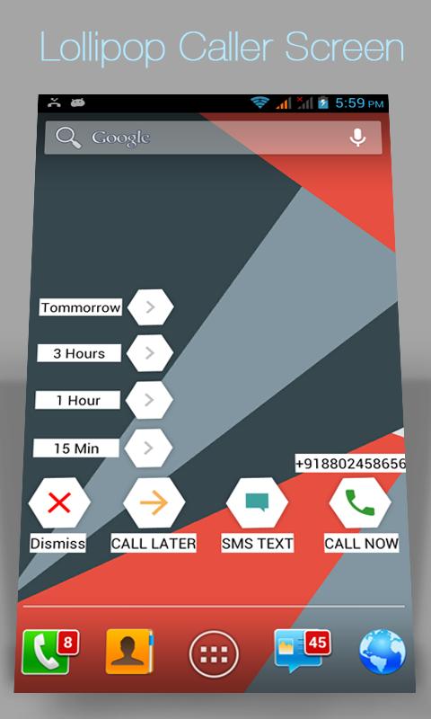 Lollipop Caller Screen (R)