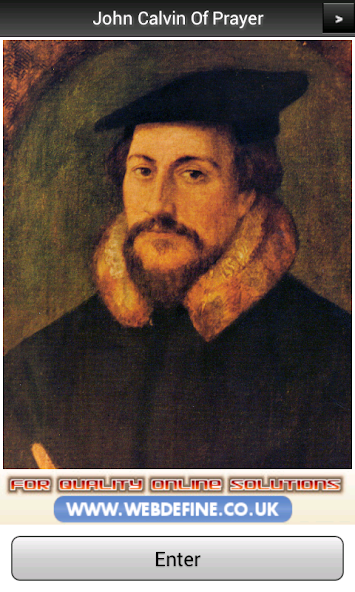 John Calvin Of Prayer