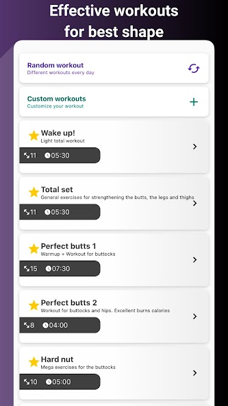 Perfect buttocks&legs workout
