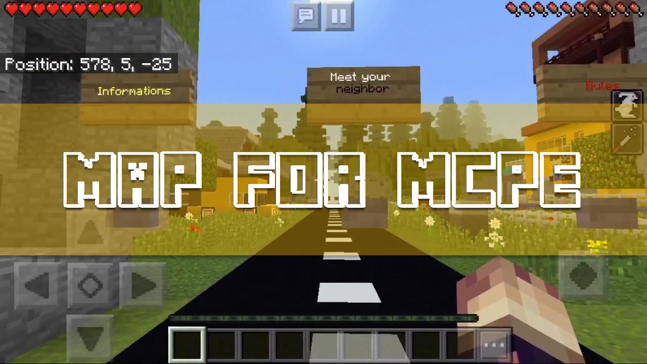 Map For Mr.Neighbor MCPE!
