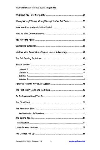 Intuitive Mind-Power Preview