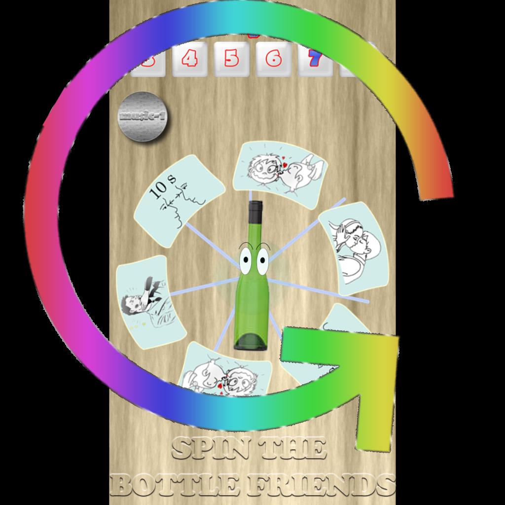 Spin the bottle friends