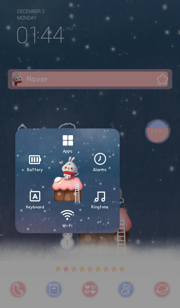 Mozzi(snowy day)Dodol Theme