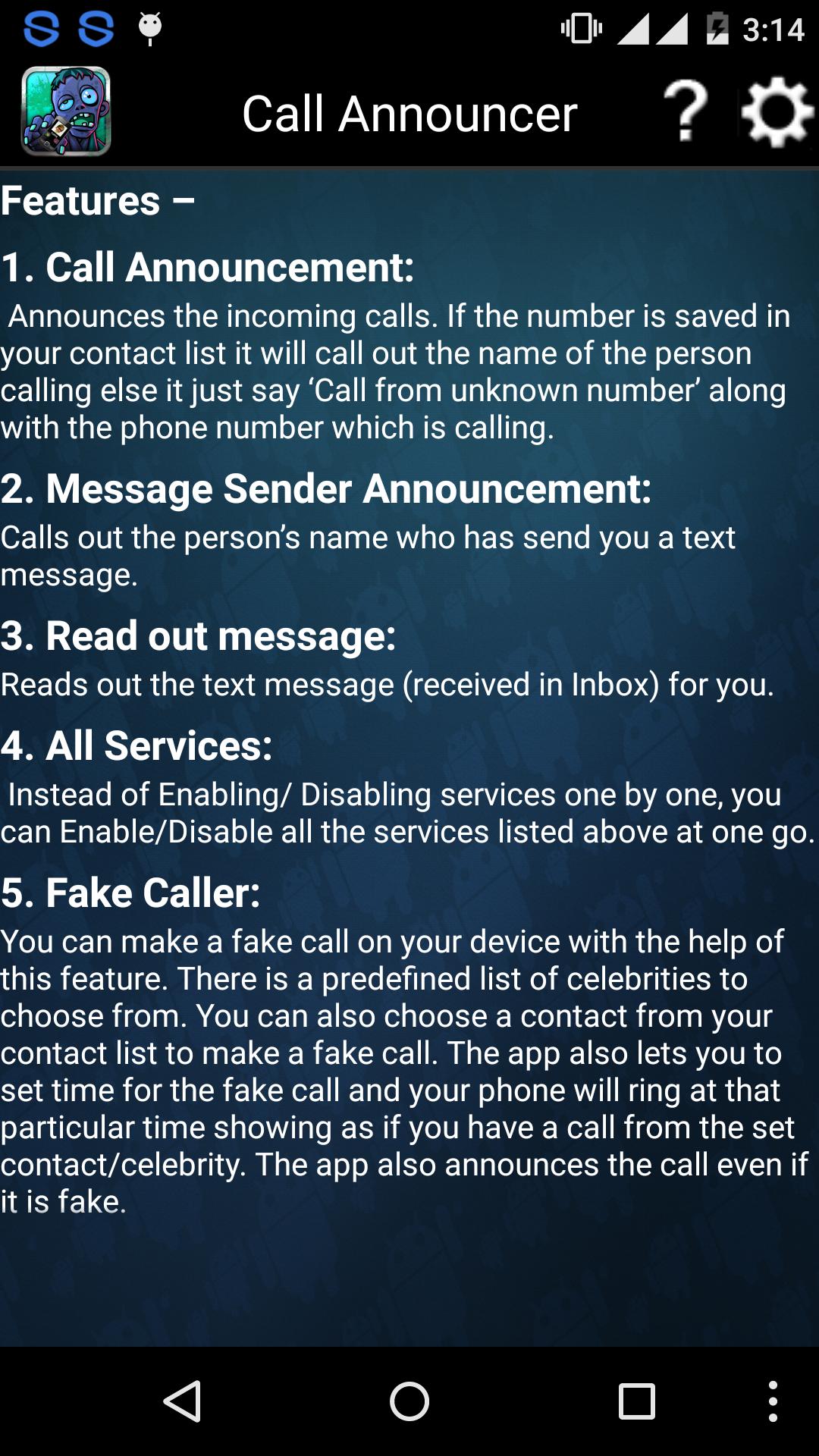 Fake Caller with Announcer