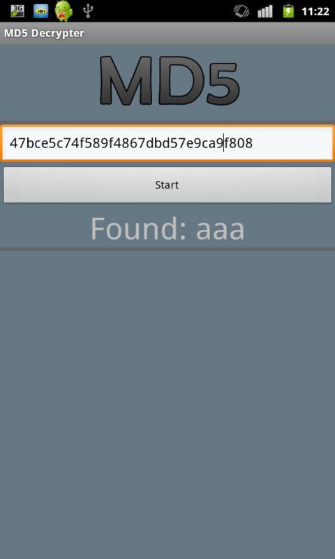 MD5 Decrypter