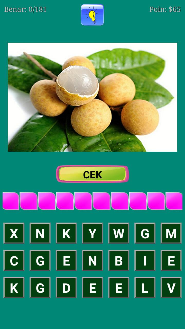 Tebak Buah dan Hewan