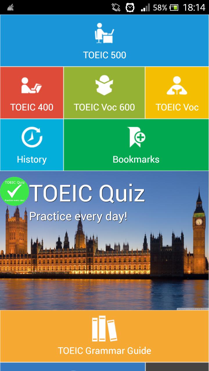 TOEIC Test - Practice everyday