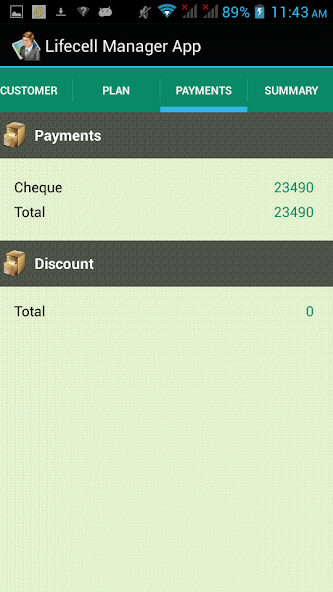 Lifecell Manager App