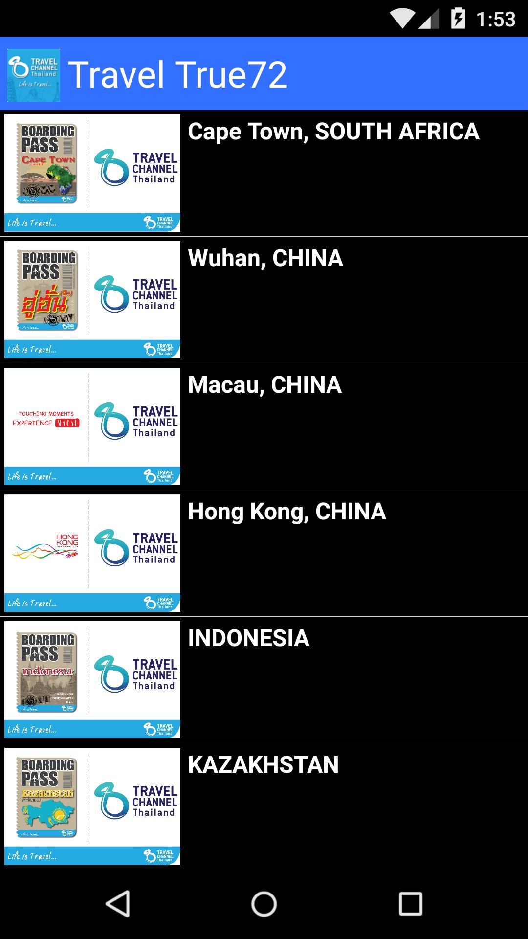 TRAVEL CHANNEL THAILAND