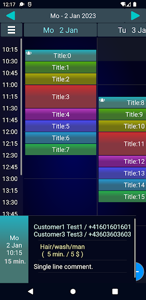 Customer Appointments Lt