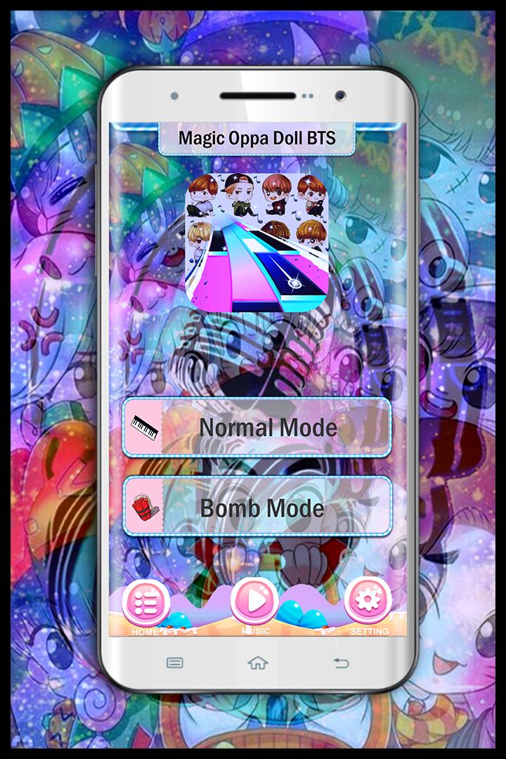 Magic Oppa Doll BTS Piano Tiles
