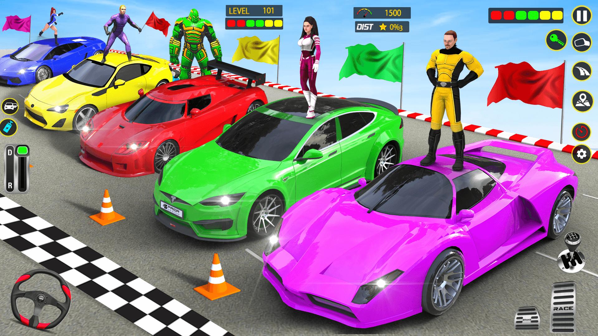 GT Car Stunts Ramp Car Games