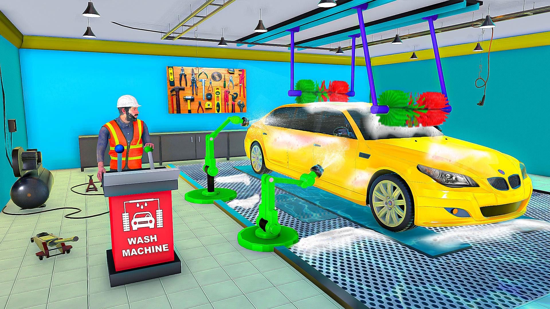 Limousine Driving Car Wash