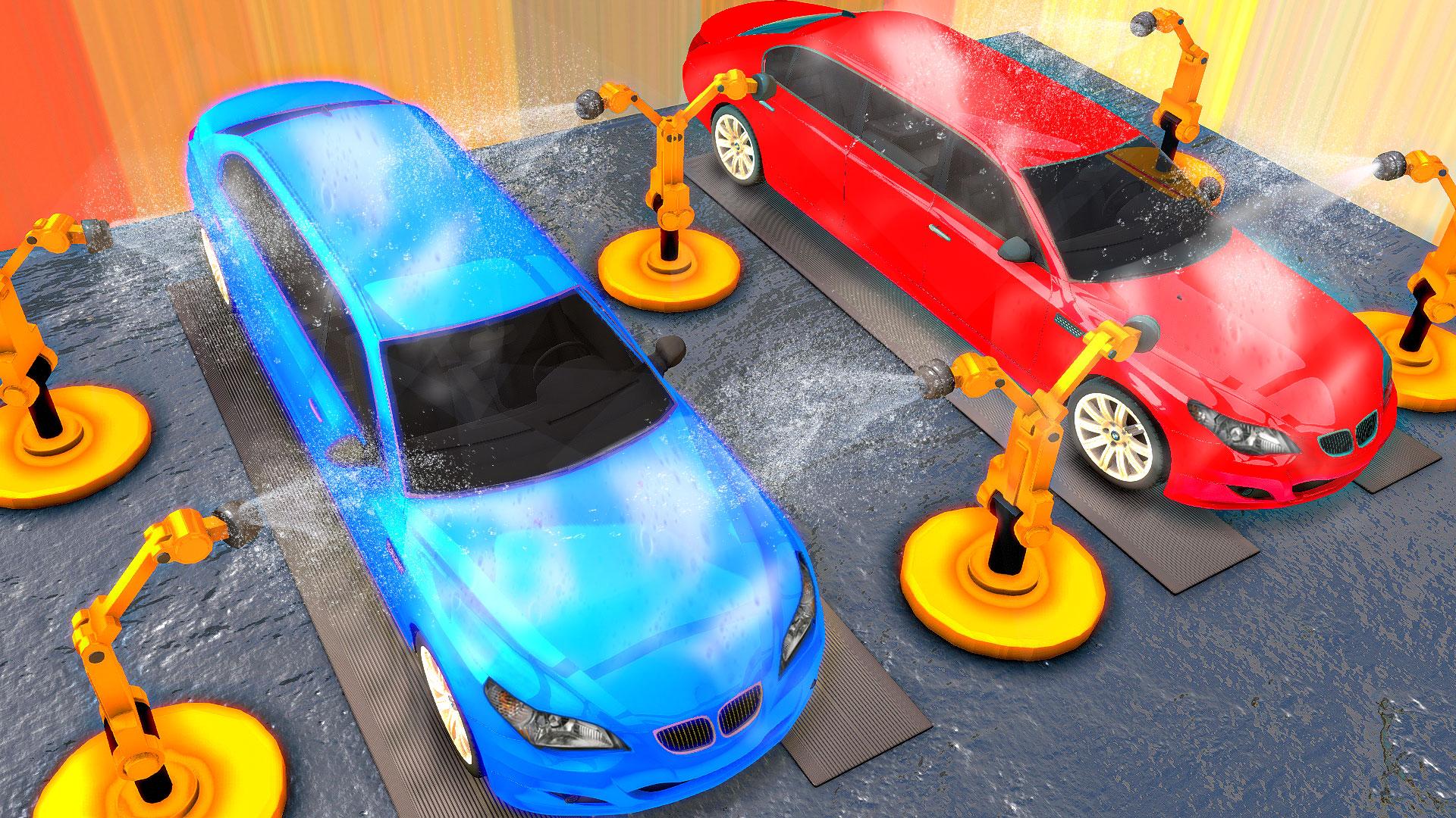 Limousine Driving Car Wash