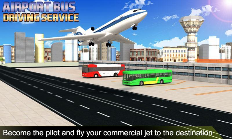 Airport Bus Driving Service 3D