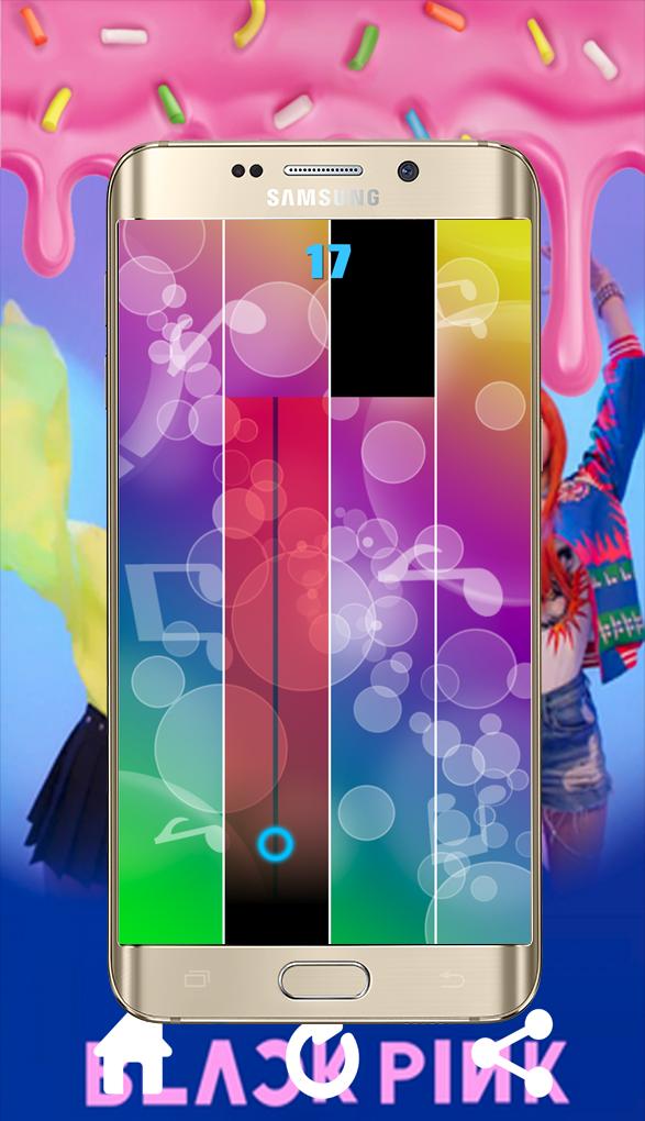 Black Pink Piano Tiles