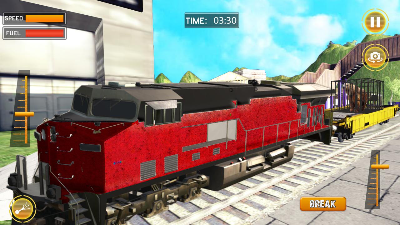 Zoo Animals Train Transport