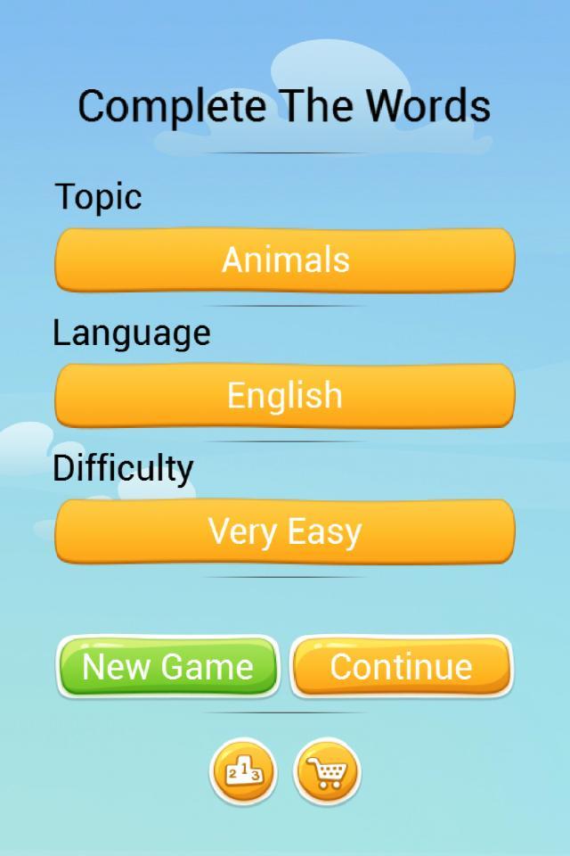 Complete The Words