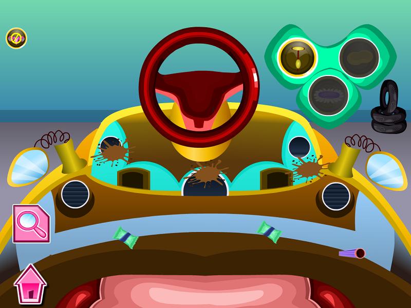 Car Cleaning Girls Games