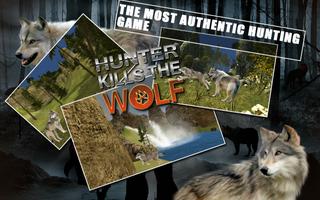 Hunter kills the wolf