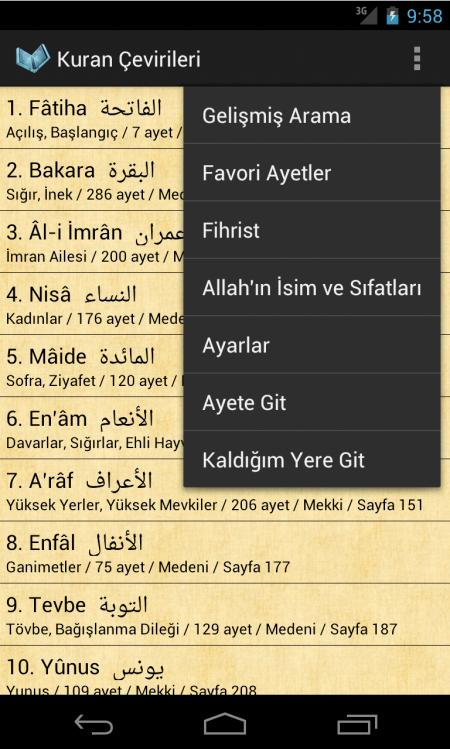 Kuran Mealleri