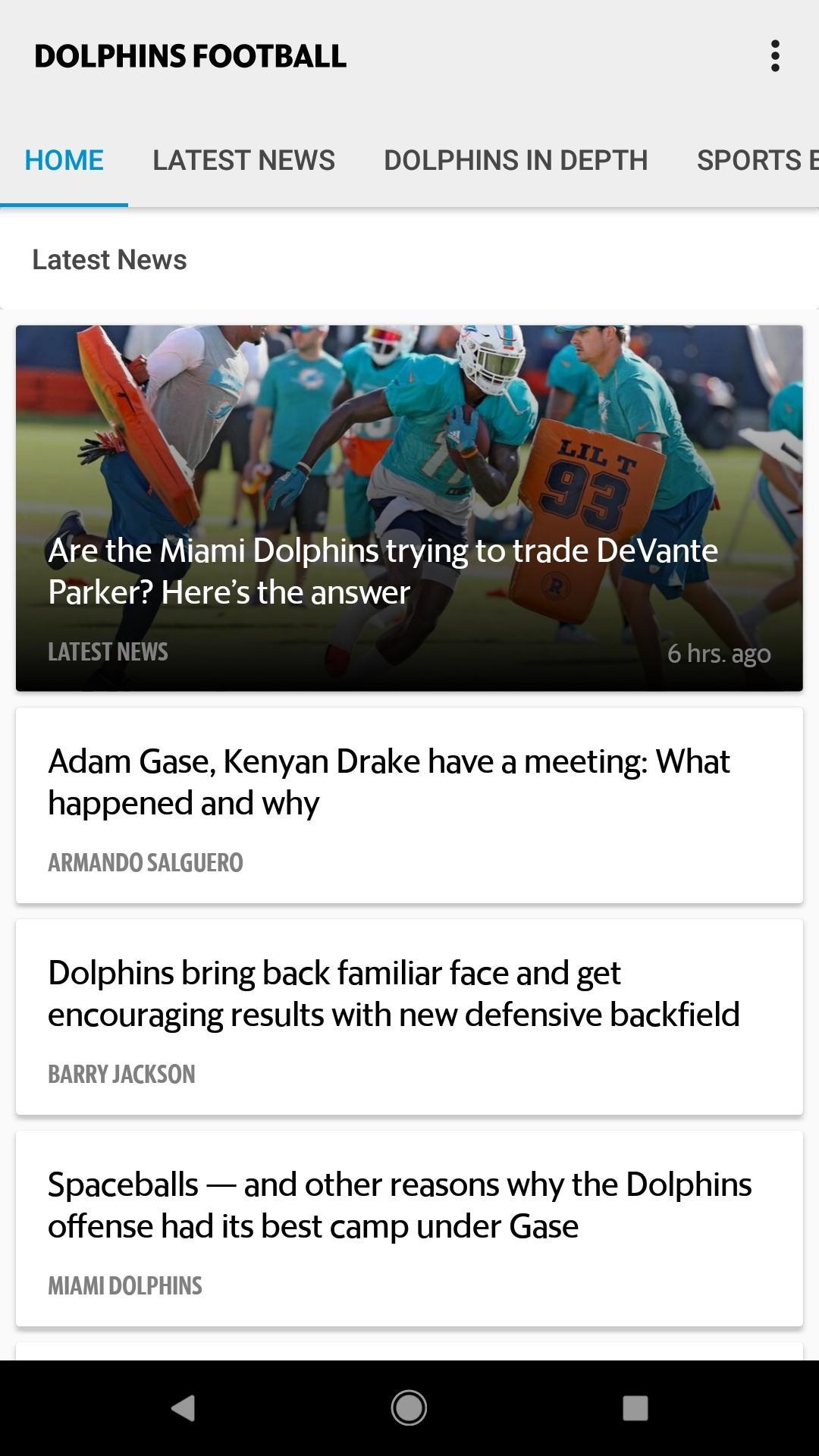 Dolphins Football