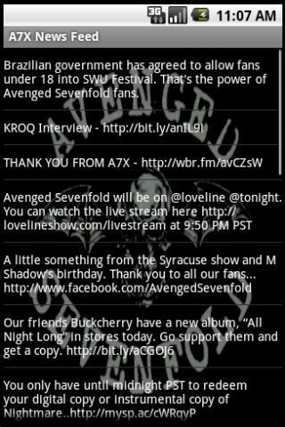 A7X News Feed