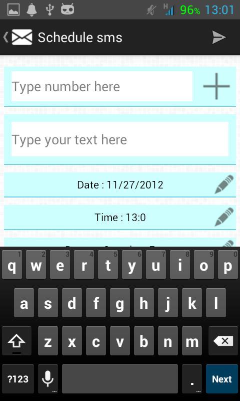 Email and SMS Scheduler