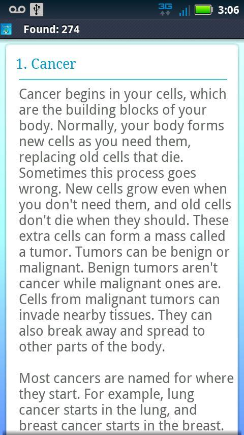 Medical Topics