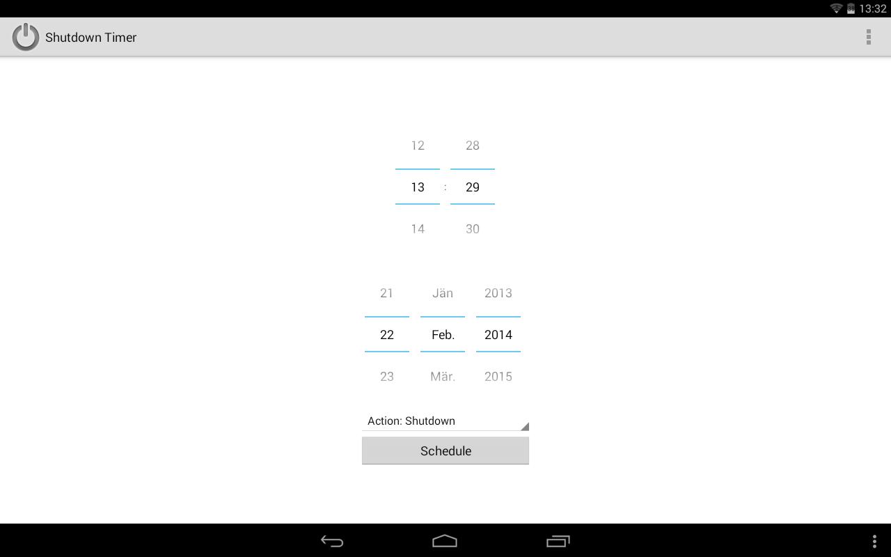 Shutdown Timer