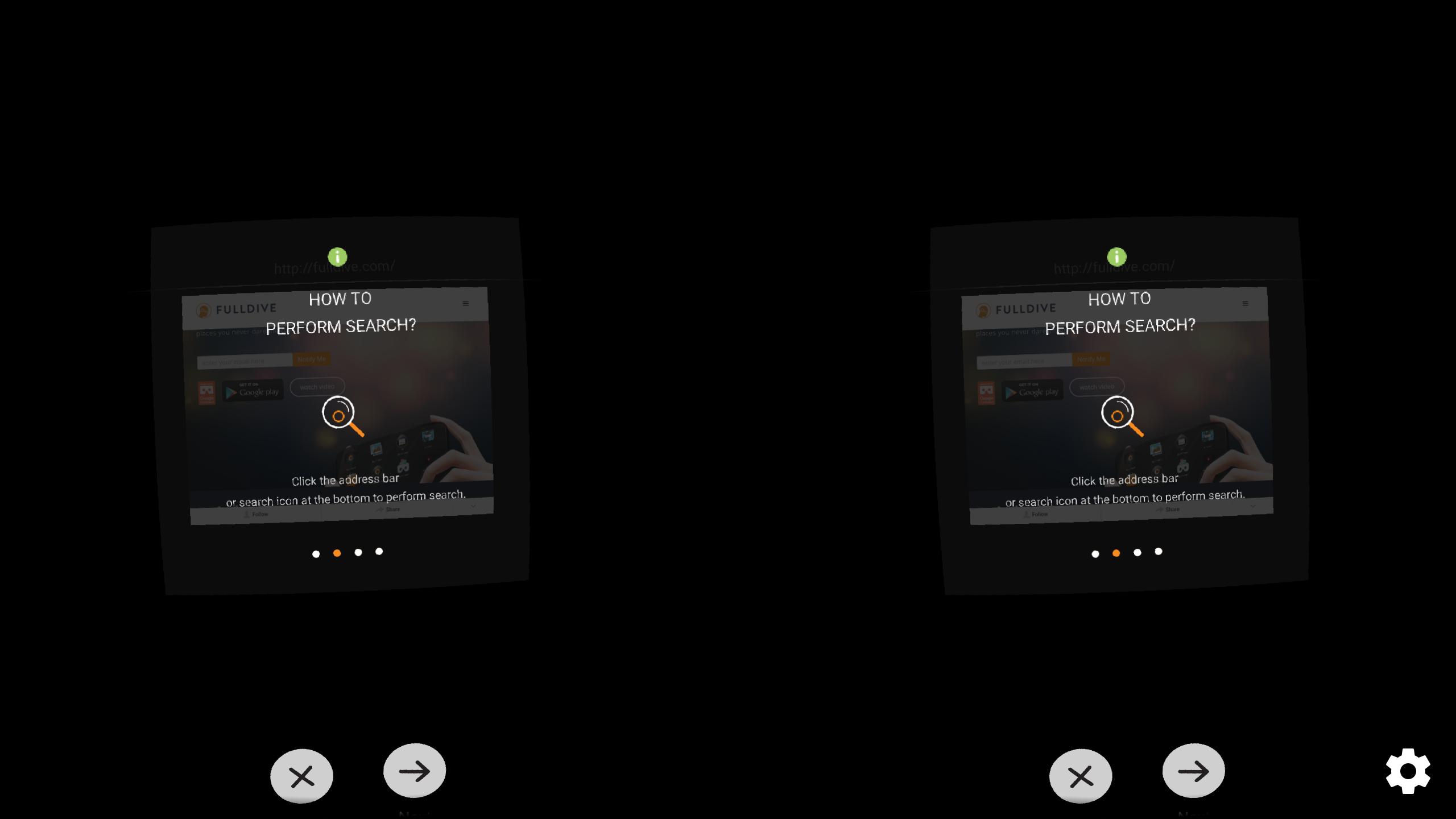 FD VR - Virtual 3D Web Browser