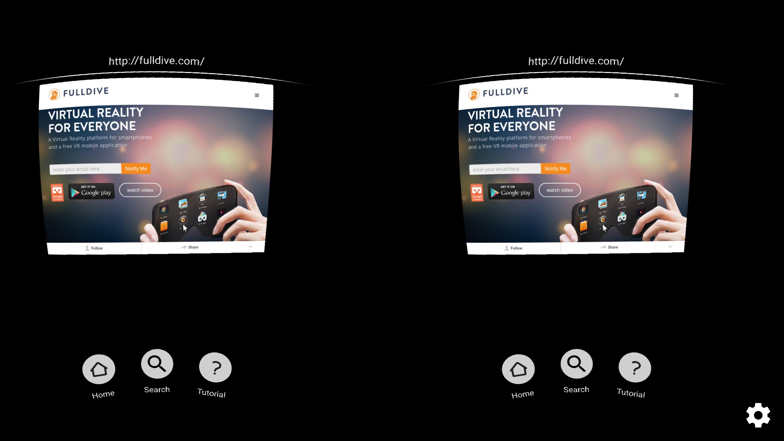 FD VR - Virtual 3D Web Browser