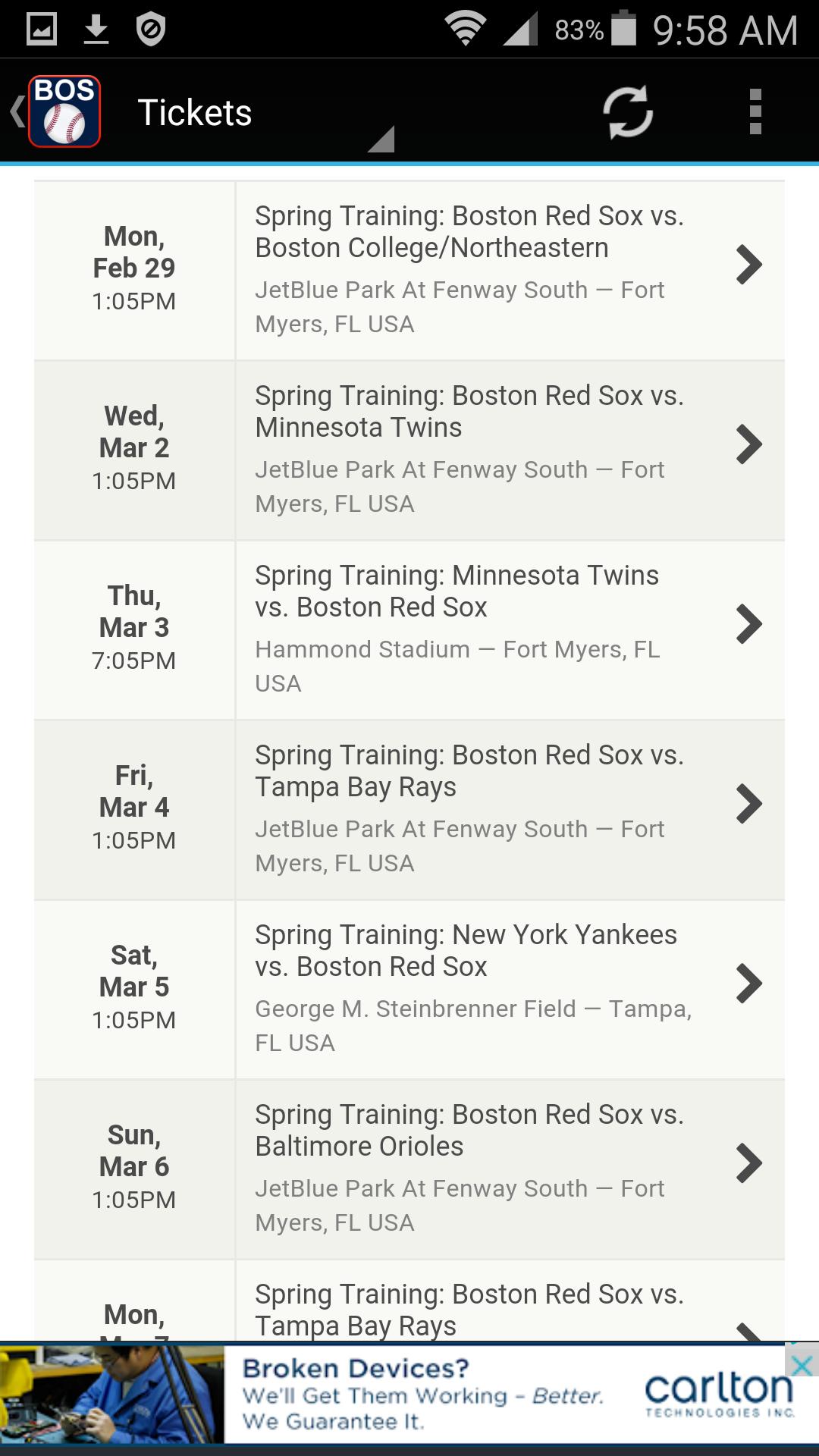 Boston Baseball