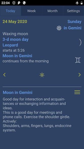 Lunar calendar Dara-Lite